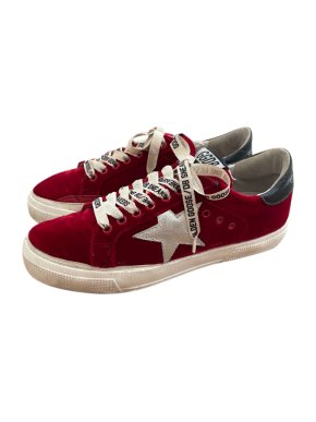 Golden Goose Deluxe Brand Red Velvet May Sneakers