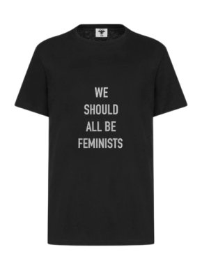 Dior Black 'Feminist' Slogan T-Shirt