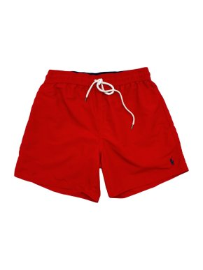 Polo Ralph Lauren Red Nylon Swim Shorts