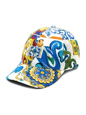 Dolce & Gabbana Majolica print baseball cap