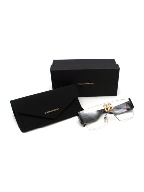 Dolce & Gabbana Geometric Transparency Sunglasses