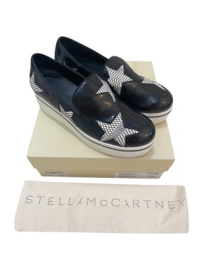 Stella McCartney Faux Leather Slip-On Sneakers