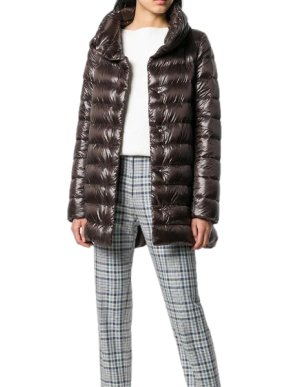 Herno Brown Quilted Down Jacket