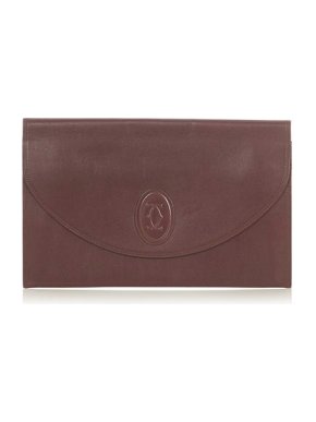 Cartier Must de Cartier Leather Clutch Bag