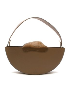 Naturae Sacra Taupe Ottava Leather Tote