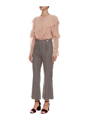 See by Chloe Houndstooth Crop Pants