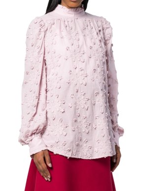 See by Chloe Lavender Misty Embroidered Top