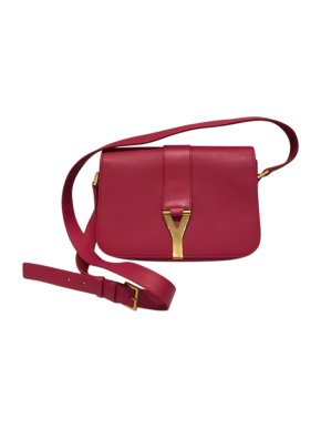 Saint Laurent Pink Y Ligne Shoulder Bag