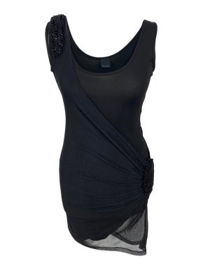 Faith Connexion Ruched Embellished Mini Dress