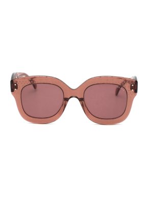 Alaia Brown Translucent Oversized Sunglasses