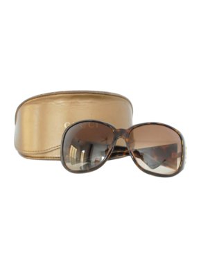 Gucci Havana Oversize Hysteria Sunglasses