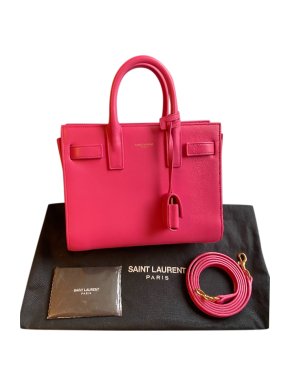 Saint Laurent Pink Nano Sac Du Jour
