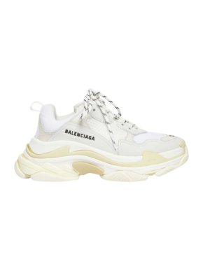 Balenciaga White Triple S Sneakers