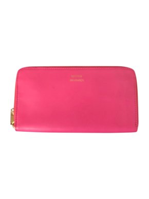 Matthew Williamson pink zip-around wallet