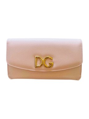 Dolce & Gabbana Pink-Nude DG Clutch