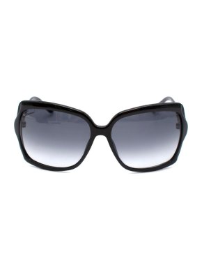 Gucci Black Bamboo Oversized Sunglasses