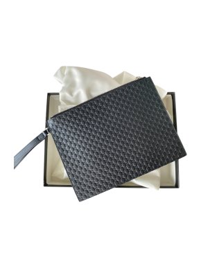 Gucci Microguccissima Black Wristlet