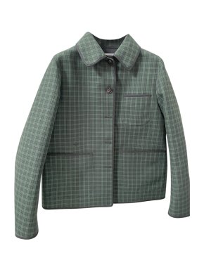 Dior Green Plaid & Oblique Reversible Jacket