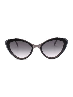 Alexander McQueen Grey Cat Eye Sunglasses
