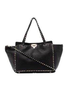 Valentino Garavani Medium Rockstud Leather Tote