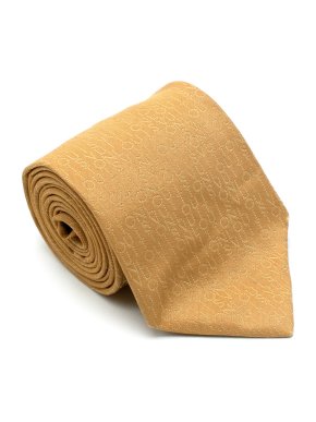 Louis Vuitton Ochre Logo Silk Tie