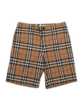 Burberry Checkered Cotton Shorts