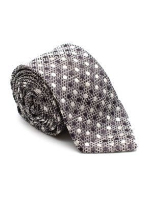 Tom Ford Brown Dotted Silk Tie