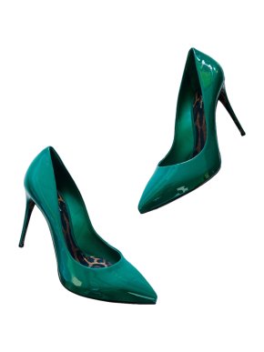 Dolce & Gabbana Green Patent Court Pumps