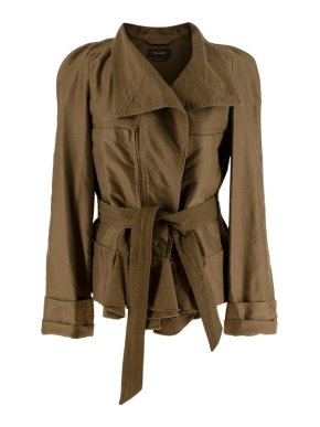Isabel Marant Khaki Tie Waist Jacket
