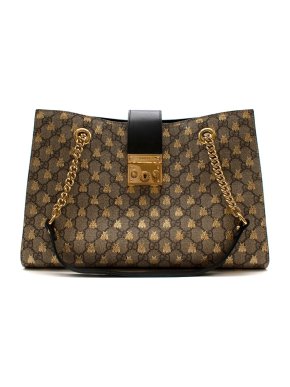 Gucci Padlock Bees Shoulder Bag