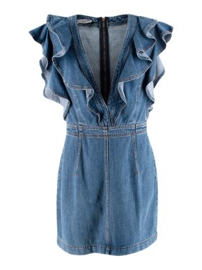 Philosophy by Lorenzo Serafini Mini Denim Dress