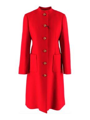 Gucci Single-Breasted Buttoned Coat