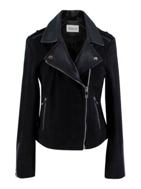 Claudie Pierlot Carma Black Leather Jacket
