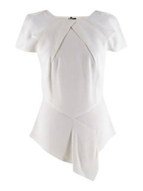 Roland Mouret Ivory Crepe Top
