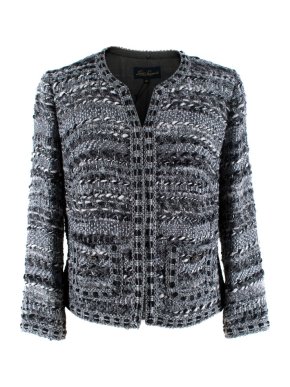 Luisa Spagnoli Grey Tweed Jacket