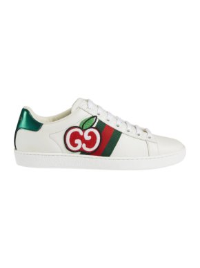 Gucci GG Apple Embroidered Ace Sneakers