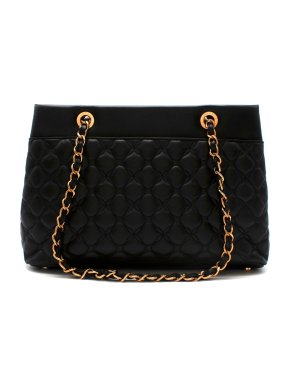 Chopard Black Quilted Leather Imperiale Shoulder Bag