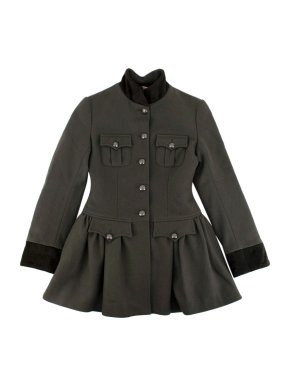 Jean Paul Gaultier Junior 12A Wool Military Jacket