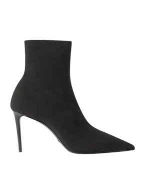 Prada Black Stretch Sock Ankle Boots