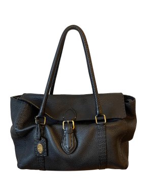 Fendi Selleria Black Vintage Shoulder Bag