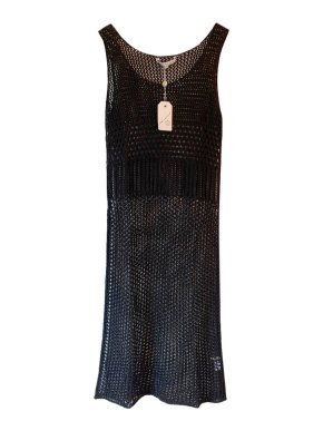 Lily & Lionel Black Crochet Dress
