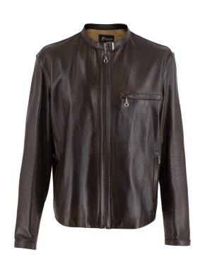 Gerard Sene Brown Leather Jacket