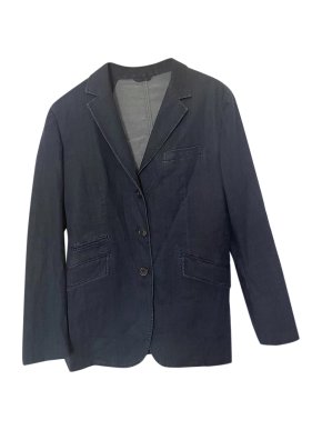 Prada Dark Indigo Denim Blazer
