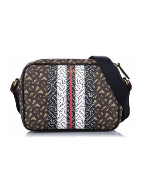 Burberry TB Monogram Stripe Crossbody Bag