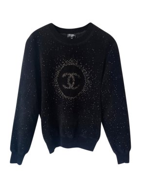 Chanel 2020 Coco Neige CC Speckled Jumper