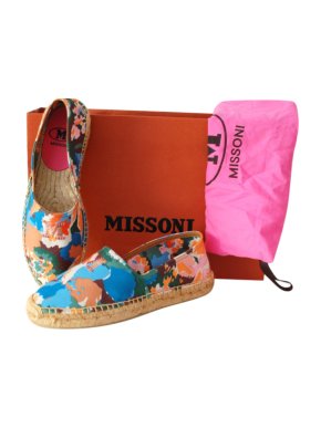 Missoni Multicoloured Printed Espadrilles