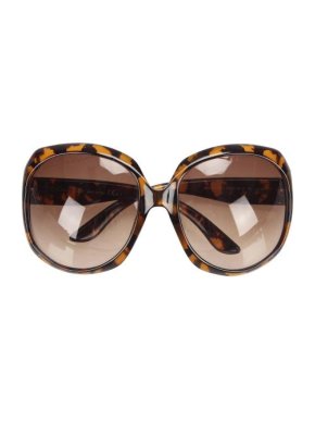 Dior Faux Tortoiseshell Glossy 1 Square Tinted Sunglasses