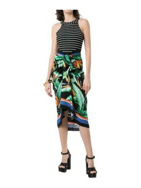 Dolce & Gabbana Longuette Wrap-around Skirt In Charmeuse