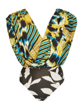 Lenny Niemeyer Panapana Draped Swimsuit