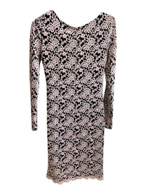 Alice + Olivia Lace Open Back Mini Dress